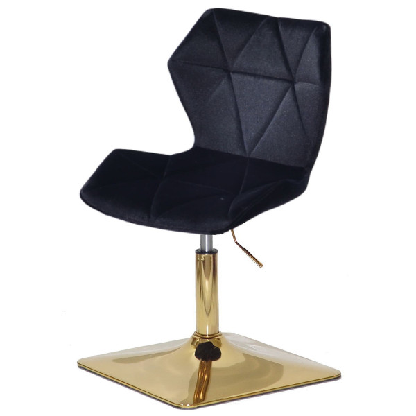 Стул Onder Mebli Torino 4-GD-BASE Черный B-1011 Бархат-1