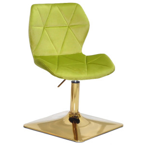 Стул Onder Mebli Torino 4-GD-BASE Олива B-1035 Бархат