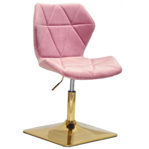Стул Onder Mebli Torino 4-GD-BASE Пыльная Роза B-1030 Бархат