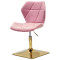 Стул Onder Mebli Torino 4-GD-BASE Пыльная Роза B-1030 Бархат-1-thumb