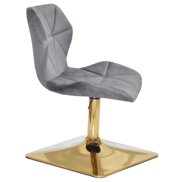 Стул Onder Mebli Torino 4-GD-BASE Серый B-1034 Бархат-3