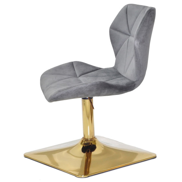 Стул Onder Mebli Torino 4-GD-BASE Серый B-1034 Бархат-4