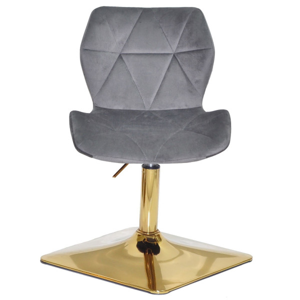 Стул Onder Mebli Torino 4-GD-BASE Серый B-1034 Бархат-2