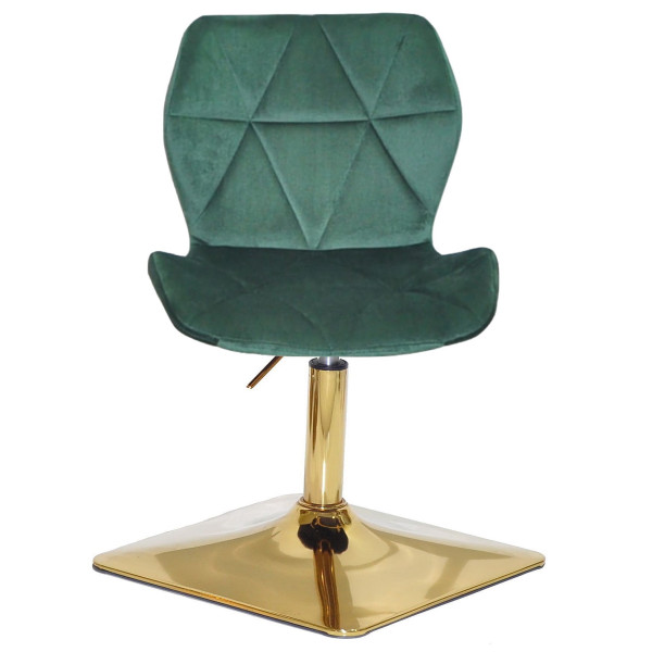 Стул Onder Mebli Torino 4-GD-BASE Зеленый B-1036 Бархат-2