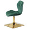 Стул Onder Mebli Torino 4-GD-BASE Зеленый B-1036 Бархат-4-thumb