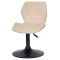 Стілець Onder Mebli Torino BK-BASE Бежевий B-1032 Оксамит-1-thumb