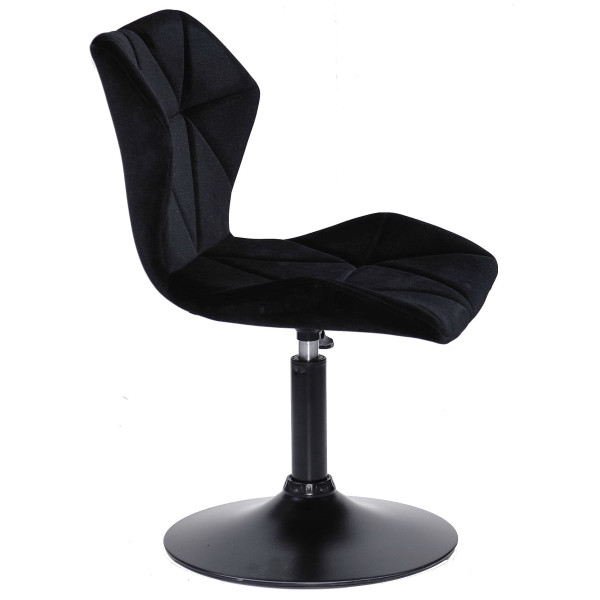 Стілець Onder Mebli Torino BK-BASE Чорний B-1011 Оксамит-0