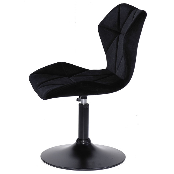 Стілець Onder Mebli Torino BK-BASE Чорний B-1011 Оксамит-1