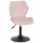 Стілець Onder Mebli Torino BK-BASE Рожевий B-1021 Оксамит