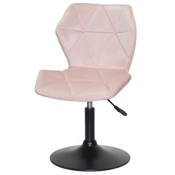Стілець Onder Mebli Torino BK-BASE Рожевий B-1021 Оксамит-1