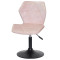 Стілець Onder Mebli Torino BK-BASE Рожевий B-1021 Оксамит-1-thumb