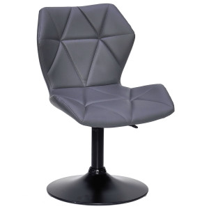 Стул Onder Mebli Torino BK-BASE Серый 1001 Экокожа