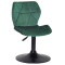 Стул Onder Mebli Torino BK-BASE Зеленый B-1036 Бархат-0-thumb