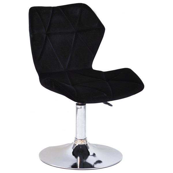 Стілець Onder Mebli Torino CH-BASE Чорний B-1011 Оксамит-0