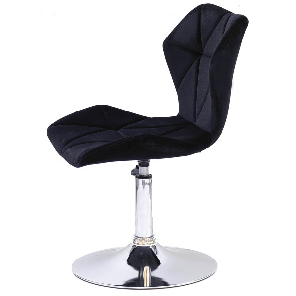 Стілець Onder Mebli Torino CH-BASE Чорний B-1011 Оксамит-3