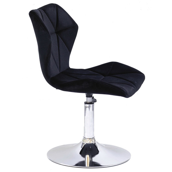 Стілець Onder Mebli Torino CH-BASE Чорний B-1011 Оксамит-2