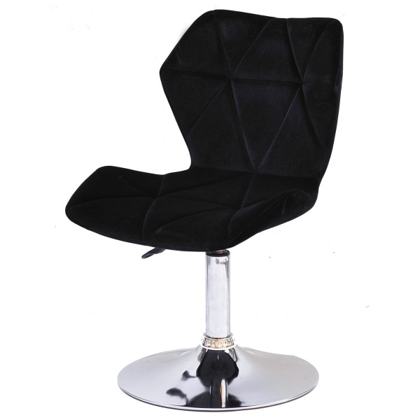 Стілець Onder Mebli Torino CH-BASE Чорний B-1011 Оксамит-1