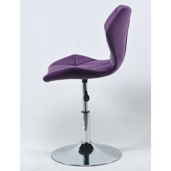 Стілець Onder Mebli Torino CH-BASE Пурпур B-1013 Оксамит-4