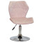 Стілець Onder Mebli Torino CH-BASE Рожевий B-1021 Оксамит-0-thumb