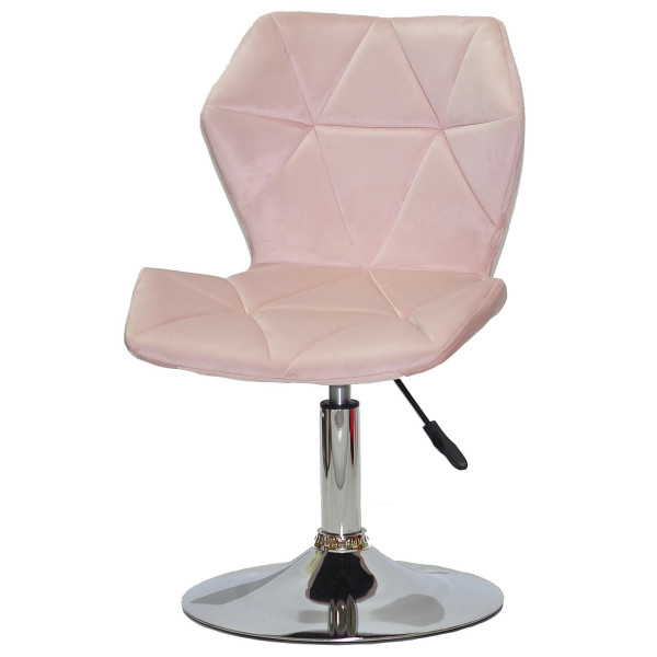 Стілець Onder Mebli Torino CH-BASE Рожевий B-1021 Оксамит-1