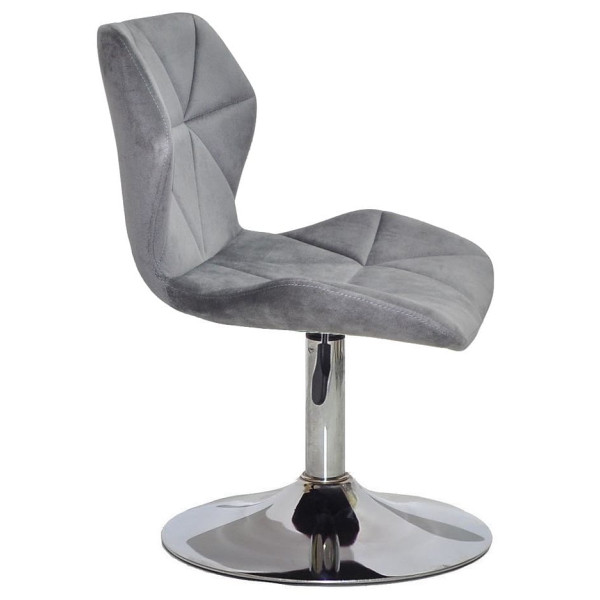 Стул Onder Mebli Torino CH-BASE Серый B-1034 Бархат-3