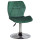 Стілець Onder Mebli Torino CH-BASE Зелений B-1036 Оксамит