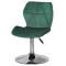 Стул Onder Mebli Torino CH-BASE Зеленый B-1036 Бархат-1-thumb