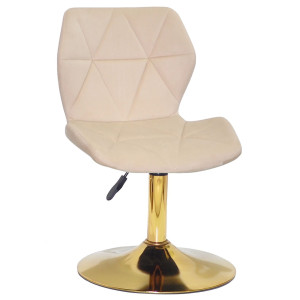 Стілець Onder Mebli Torino GD-BASE Бежевий B-1032 Оксамит