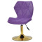 Стул Onder Mebli Torino GD-BASE Пурпурный B-1013 Бархат-1-thumb