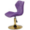 Стул Onder Mebli Torino GD-BASE Пурпурный B-1013 Бархат-3-thumb
