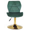 Стул Onder Mebli Torino GD-BASE Зеленый B-1036 Бархат-2-thumb