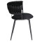 Стул Onder Mebli Ava BK Черный UC-904 Бархат-3-thumb