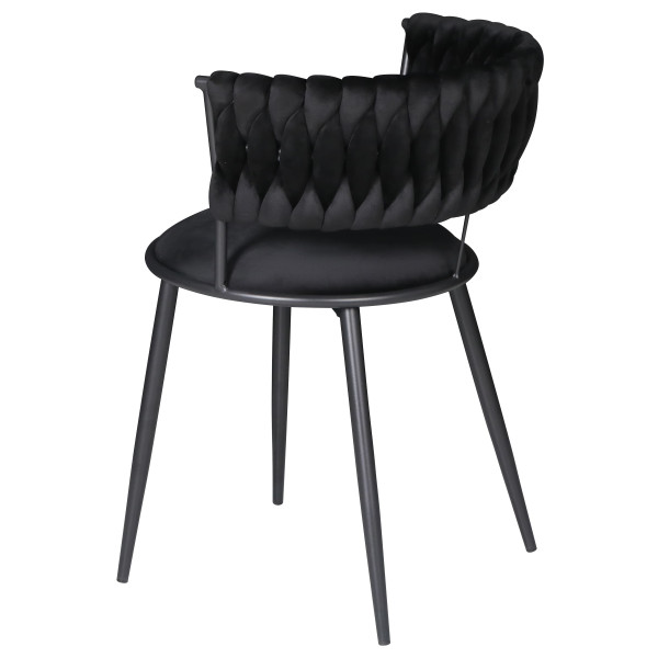 Стул Onder Mebli Ava BK Черный UC-904 Бархат-6