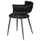 Стул Onder Mebli Ava BK Черный UC-904 Бархат-6-thumb