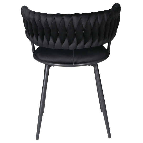 Стул Onder Mebli Ava BK Черный UC-904 Бархат-7