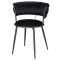 Стул Onder Mebli Ava BK Черный UC-904 Бархат-1-thumb