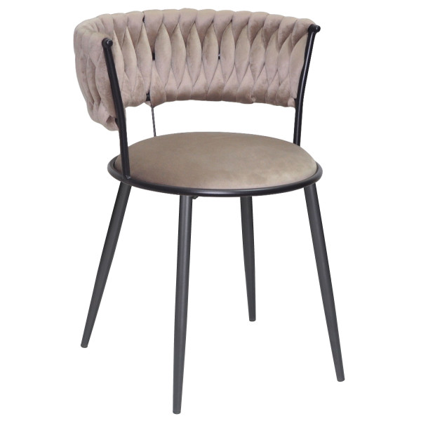 Стул Onder Mebli Ava BK Кофе UC-912 Бархат-0