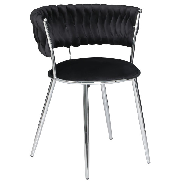 Стул Onder Mebli Ava CH Черный UC-904 Бархат-0