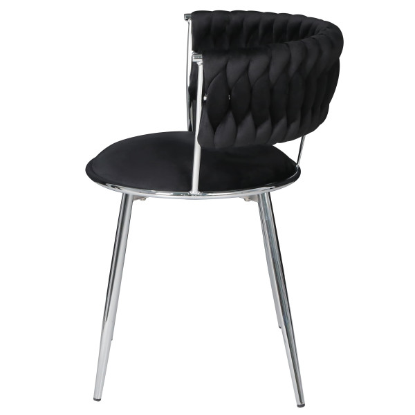Стул Onder Mebli Ava CH Черный UC-904 Бархат-4