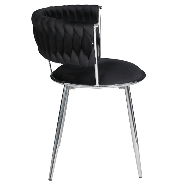Стул Onder Mebli Ava CH Черный UC-904 Бархат-3