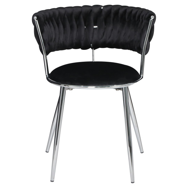 Стул Onder Mebli Ava CH Черный UC-904 Бархат-2