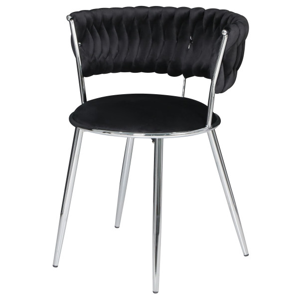 Стул Onder Mebli Ava CH Черный UC-904 Бархат-1