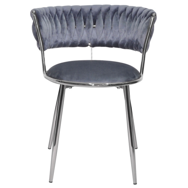 Стул Onder Mebli Ava CH Серый UC-901 Бархат-2
