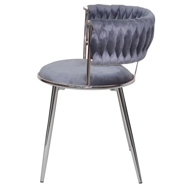 Стул Onder Mebli Ava CH Серый UC-901 Бархат-4