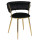 Стул Onder Mebli Ava GD Черный UC-904 Бархат