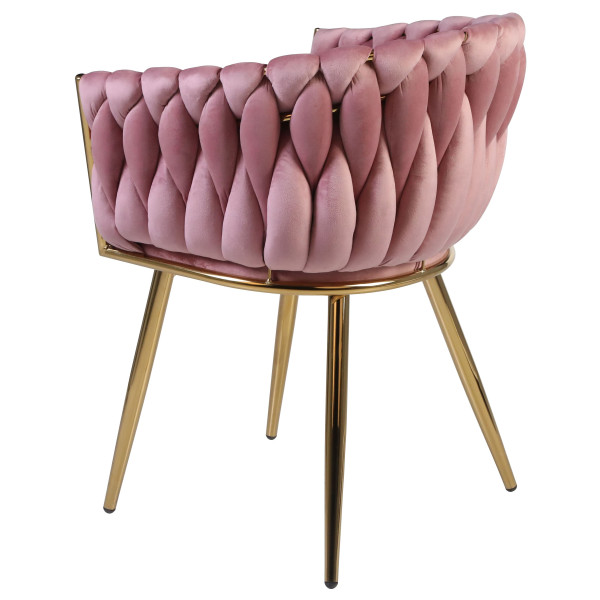 Стілець Onder Mebli LOLA GD Фрез UC-906 Оксамит-4