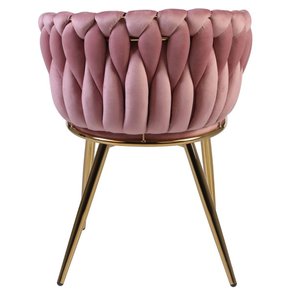 Стілець Onder Mebli LOLA GD Фрез UC-906 Оксамит-5
