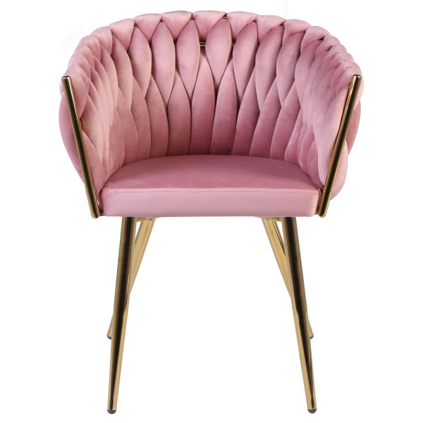 Стілець Onder Mebli LOLA GD Фрез UC-906 Оксамит-2