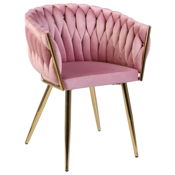 Стілець Onder Mebli LOLA GD Фрез UC-906 Оксамит-0