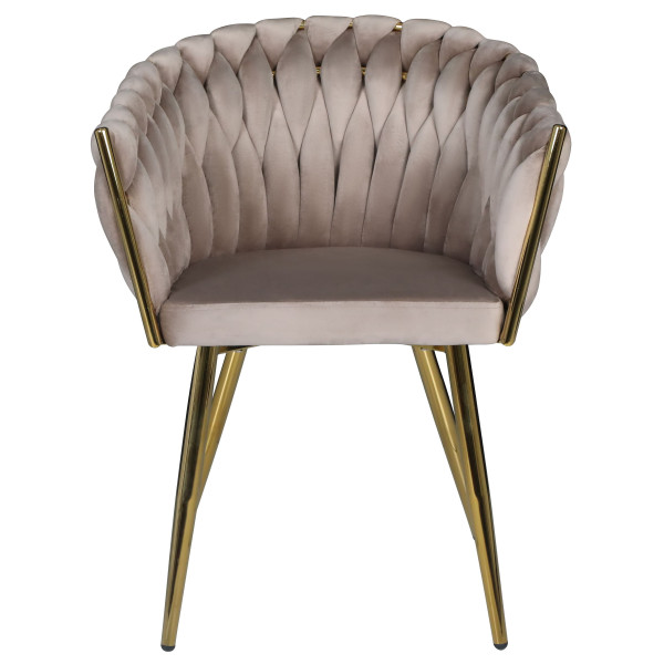 Стул Onder Mebli LOLA GD Кофе UC-912 Бархат-2